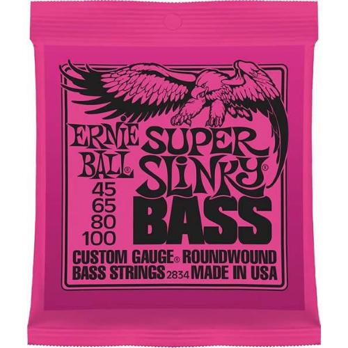 Prodotto: 2834 - ERNIE BALL SUPER SLINKY BASS 2834 CORDIERA PER BASSO -  Ernie Ball (Corde - Corde per basso elettrico);