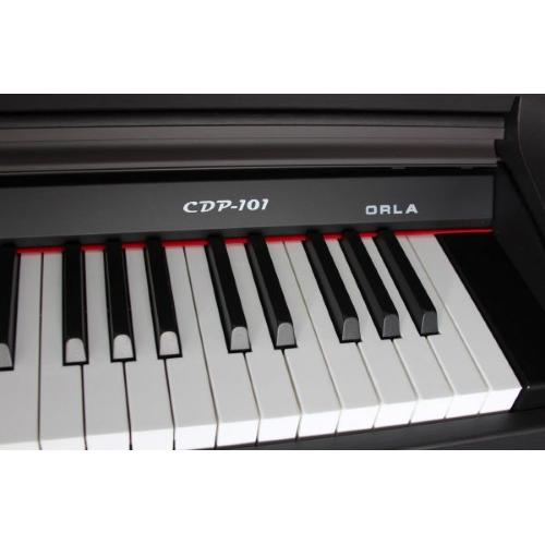 Prodotto: CDP-101 - PIANOFORTE DIGITALE 88 TASTI GRADED HAMMER ACTION  PALISSANDRO ORLA CDP101 RW Rosewood - Orla ( - Piani Digitali);