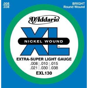  D'ADDARIO EXL130 008/038 MUTA CHITARRA ELETTRICA