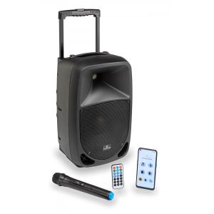 SISTEMA PA DA 10" A BATTERIA CON MP3, BT, MIC VHF E APP GO-SOUND AIR DI CONTROLLO