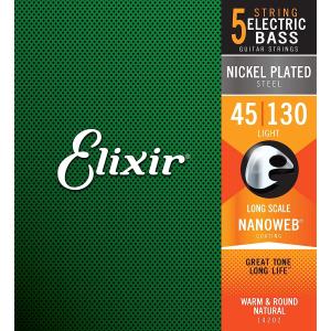 ELIXIR 14202 Nanoweb Light Long Scale Bass 5 string