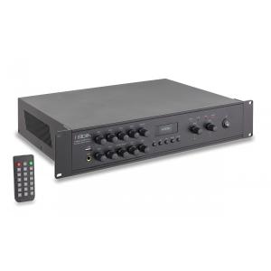 HELVIA HDMA-240D PLAY Mixer-Amplificatore 2-Zone 240W 2-Unità Rack con DAB+/FM/USB/BT